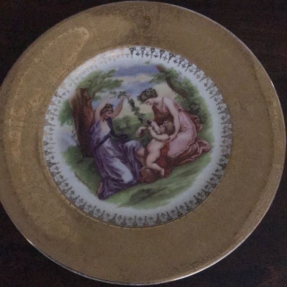 Vintage edge wood warranted 22k plate - Picture 3 of 4